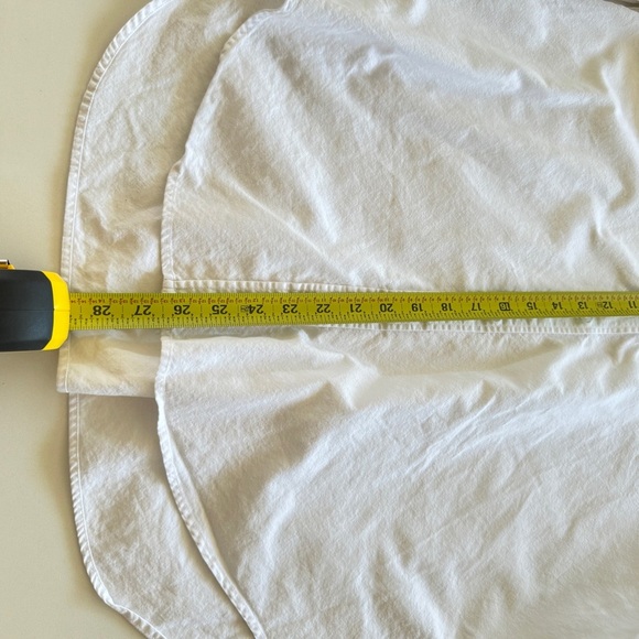 Zara || Boyfriend White Buttoned Long Sleeve Shirt Oversized Casual Preppy Small - Picture 3 of 7